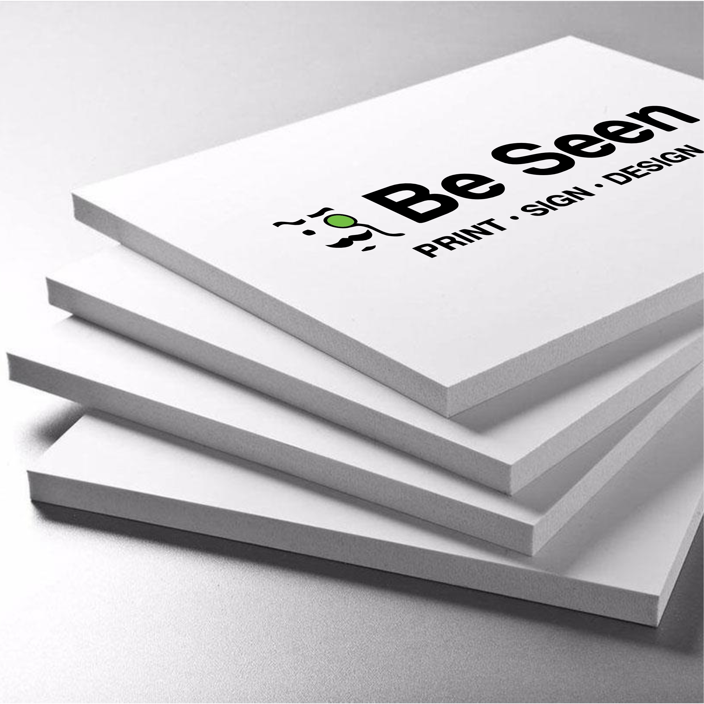 Pvc Board Sign Example Simple PVC Board | Sign Materials | BE SEEN